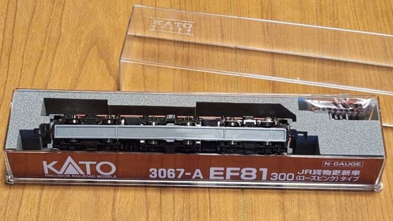 【未使用・美品】KATO EF81 300 JR貨物更新車(ローズピンク)タイプ