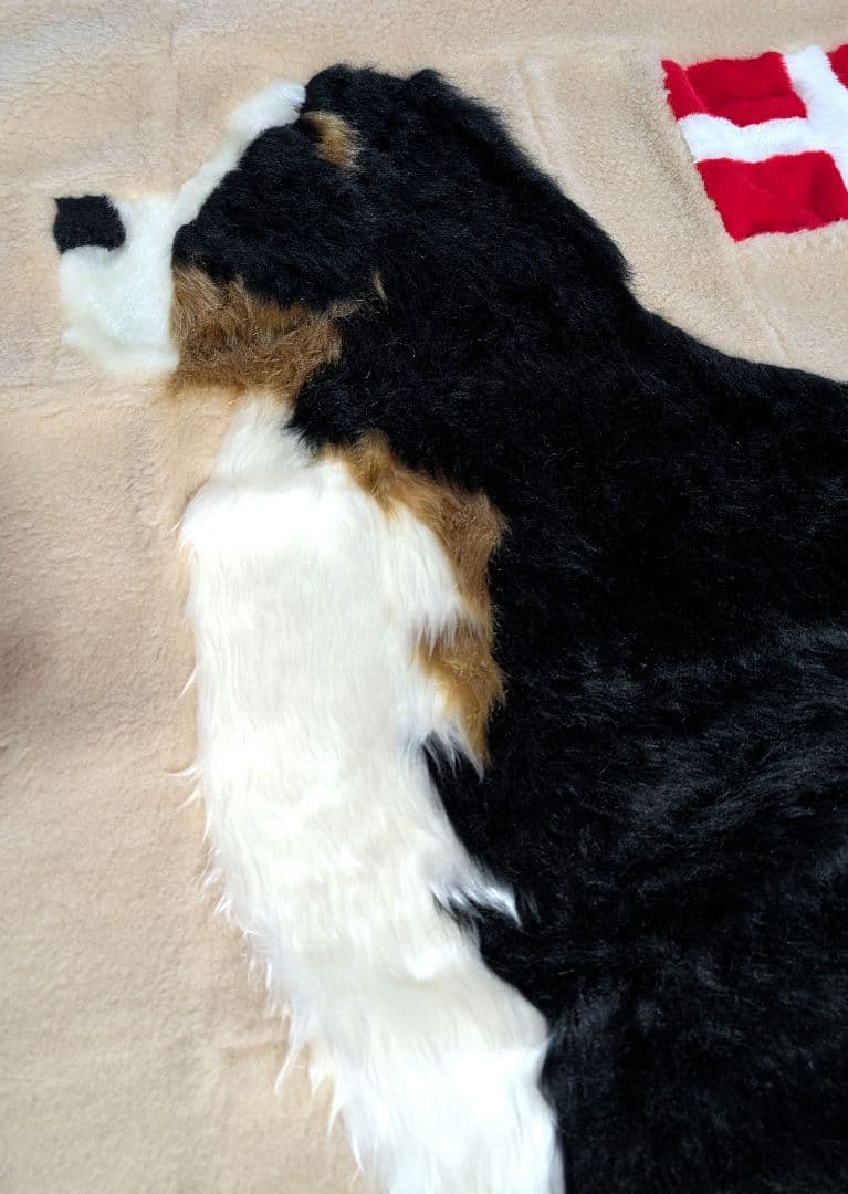 バニブランケット【バーニーズマウンテンドッグ】 フェイクファー毛布