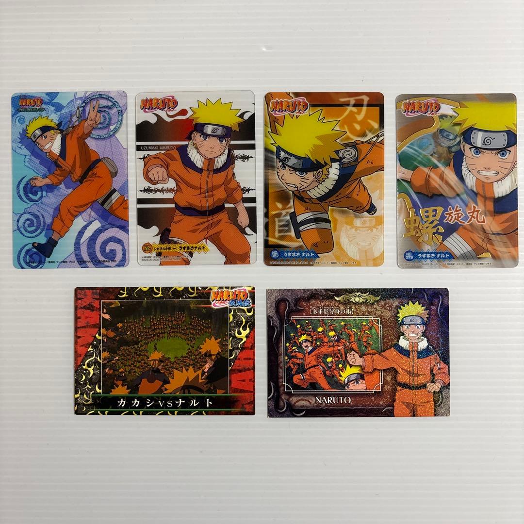 NARUTO ナルト カード 6枚セット ホログラム - メルカリ