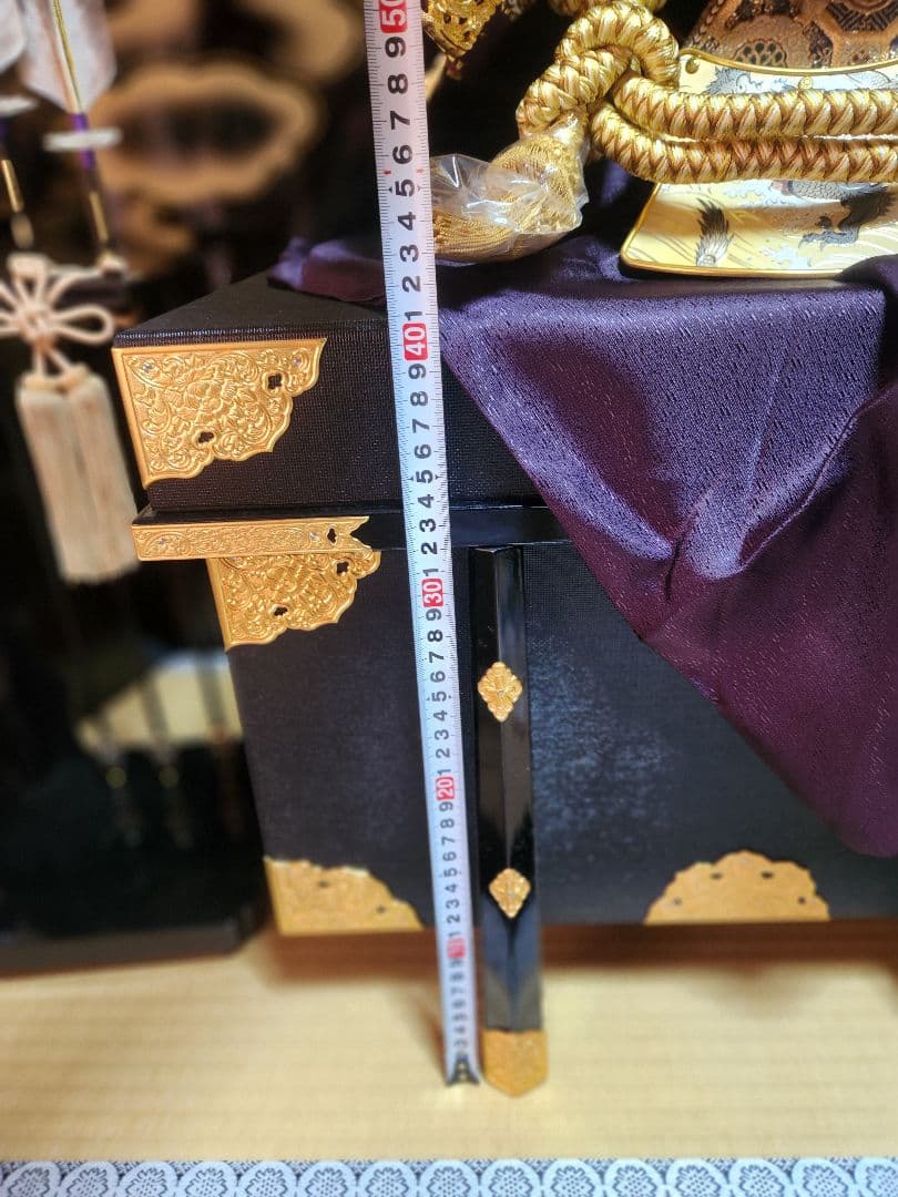 五月人形　兜　飾り台　弓矢刀　屏風　弓太刀飾り　こどもの日　武者　刀　日本