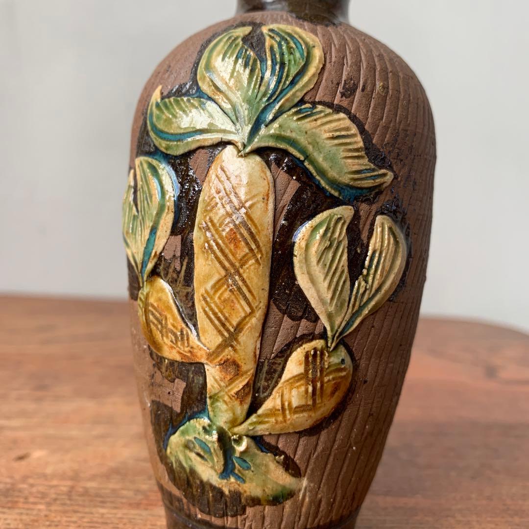 琉球古典焼 壺屋焼 やちむん 沖縄 骨董 古作 飛鉋 作家物 職人 小橋川