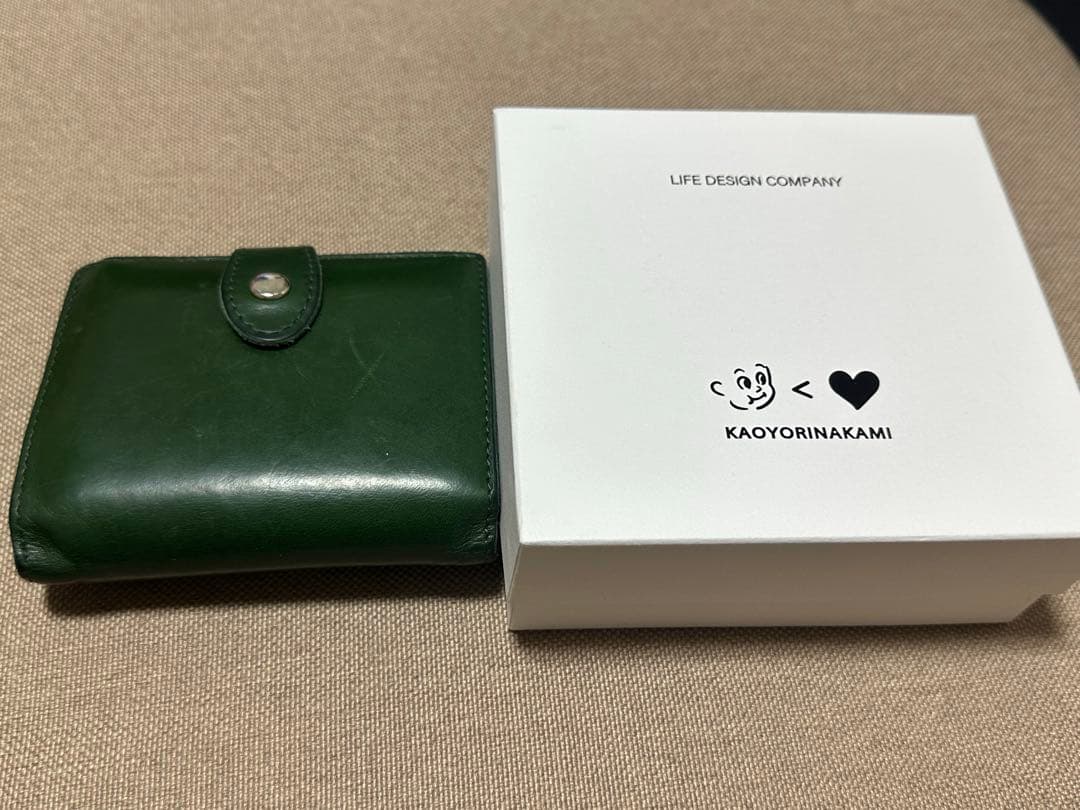 kaoyorinakami グリーン 財布 緑 カオナカ