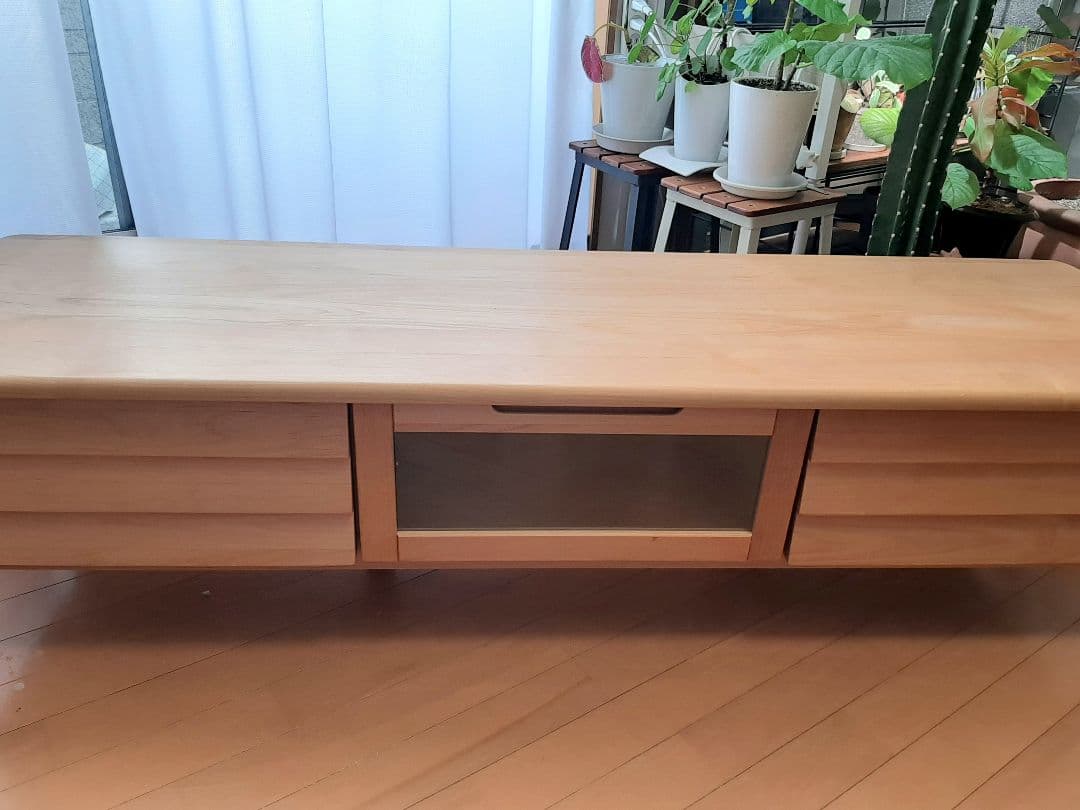 【美品】天然木　テレビ台　ISSEIKI