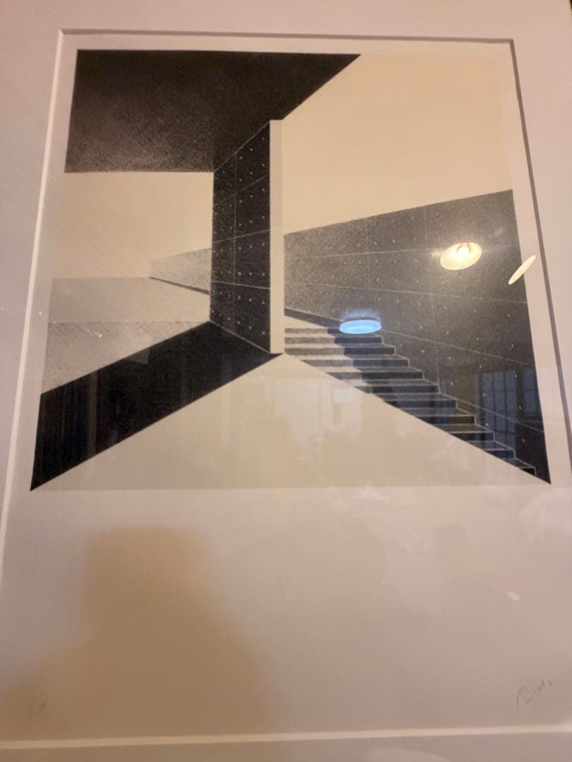 安藤忠雄 《SCENE I/WALL》 1984年 シルクスクリーン