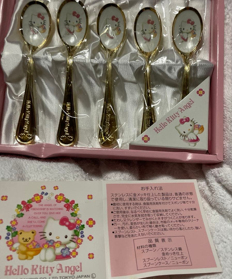 ハローキティエンジェル☆スプーン5本セット☆激レア☆1998年製￼