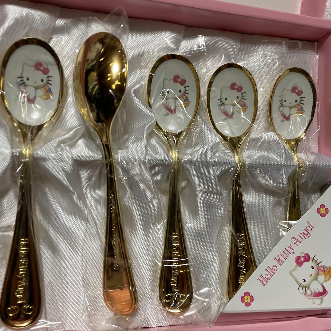 ハローキティエンジェル☆スプーン5本セット☆激レア☆1998年製￼