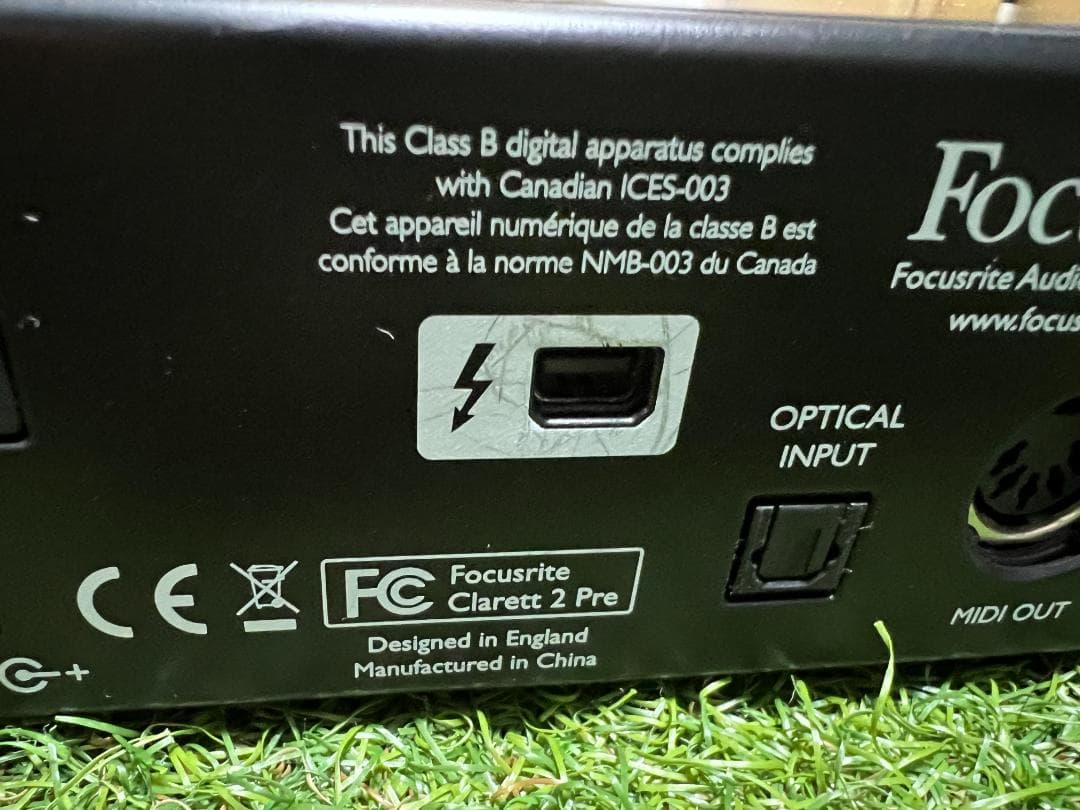 Focusrite Clarett 2Pre Thunderbolt - DTM・DAWお 得 な 通販 サイト