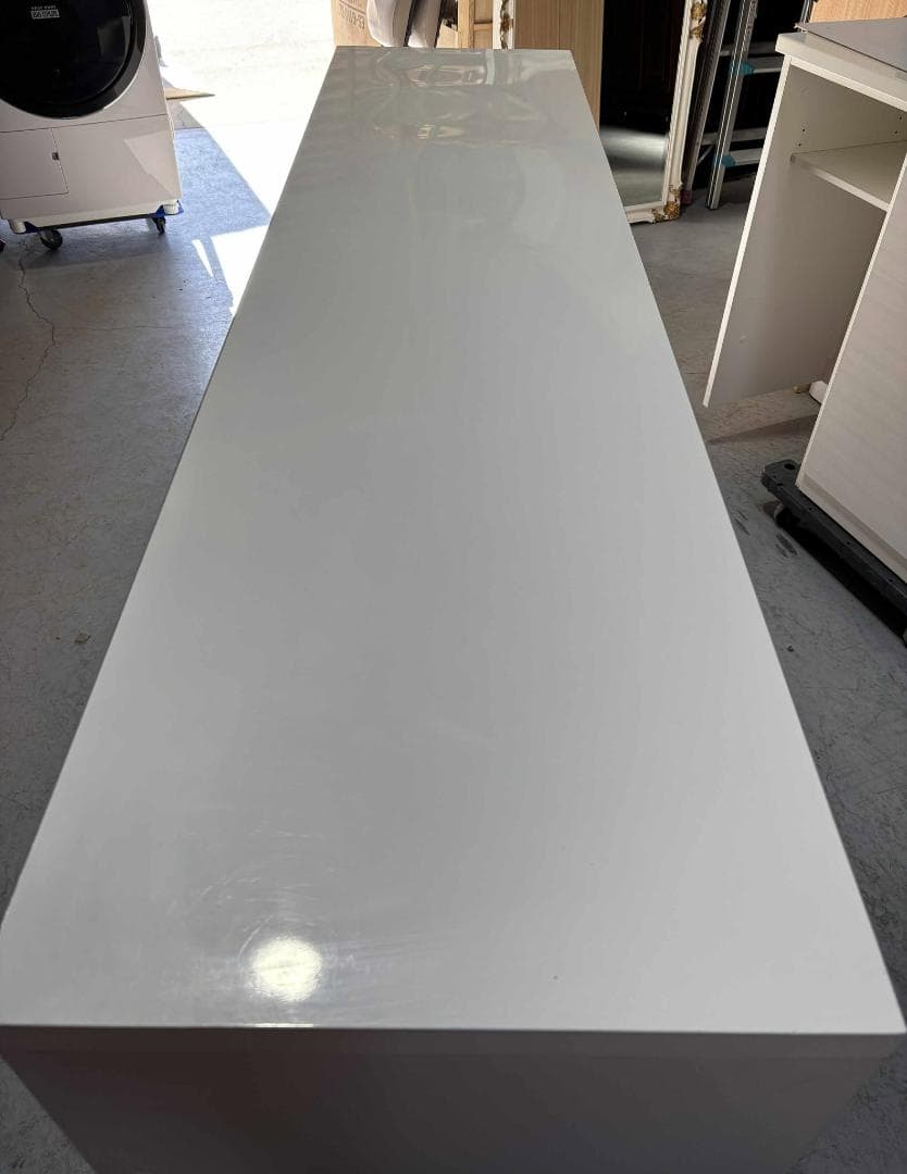 土井インテリア キッチンカウンター、キッチンボード幅180cm Used