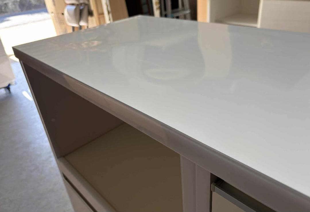 土井インテリア キッチンカウンター、キッチンボード幅180cm Used