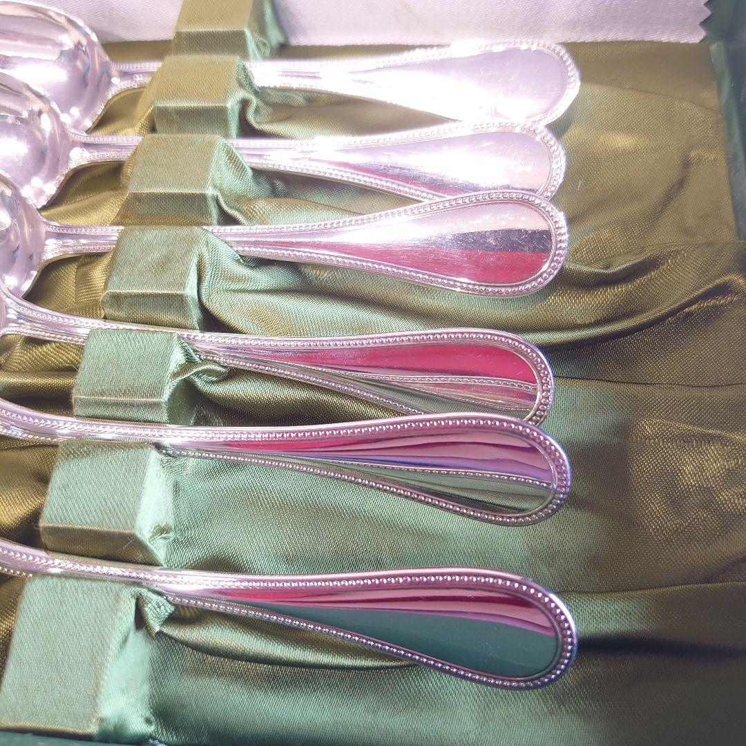 クリストフル　パール　スプーンセット　箱付