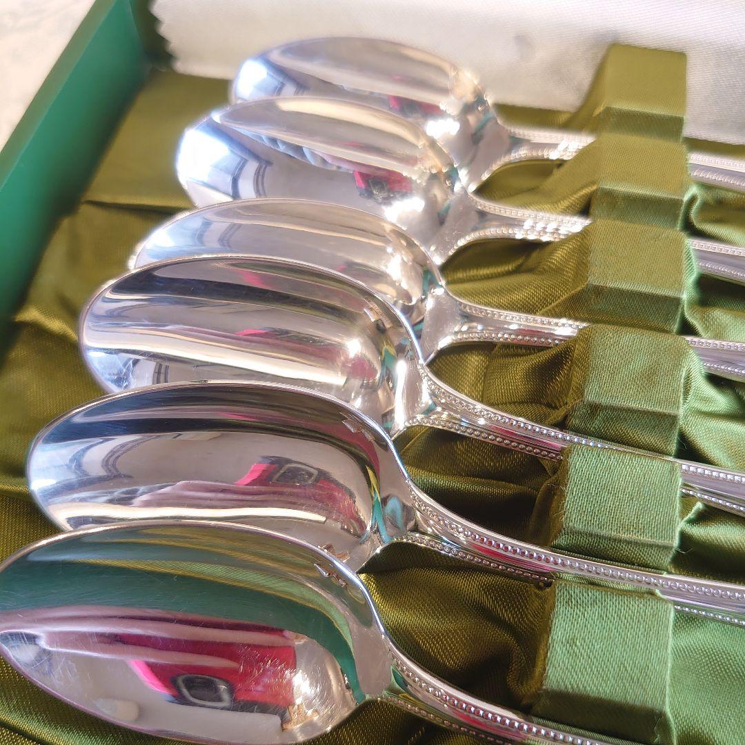 クリストフル　パール　スプーンセット　箱付