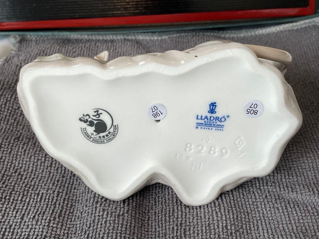 リヤドロ（LLADRÓ）8289 十二支シリーズの　子（ねずみ） /