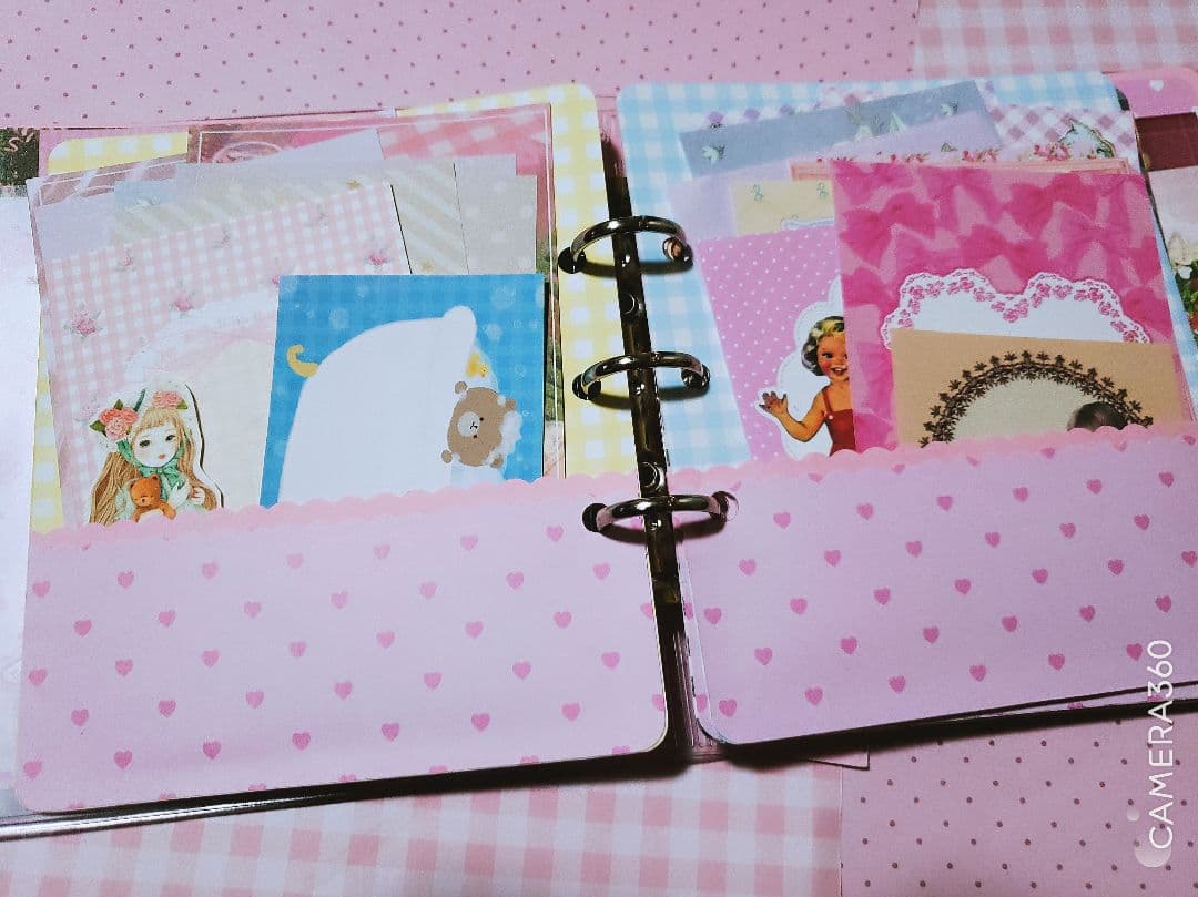 おすそ分けファイル　b7バインダー　収納ファイル