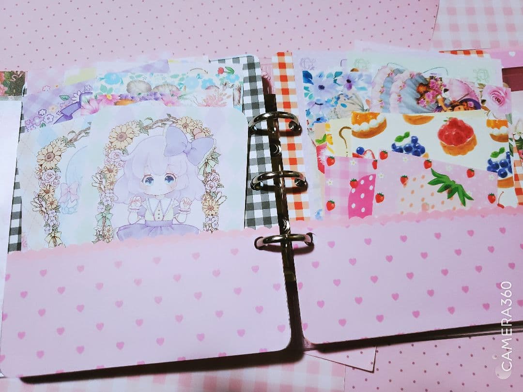 おすそ分けファイル　b7バインダー　収納ファイル