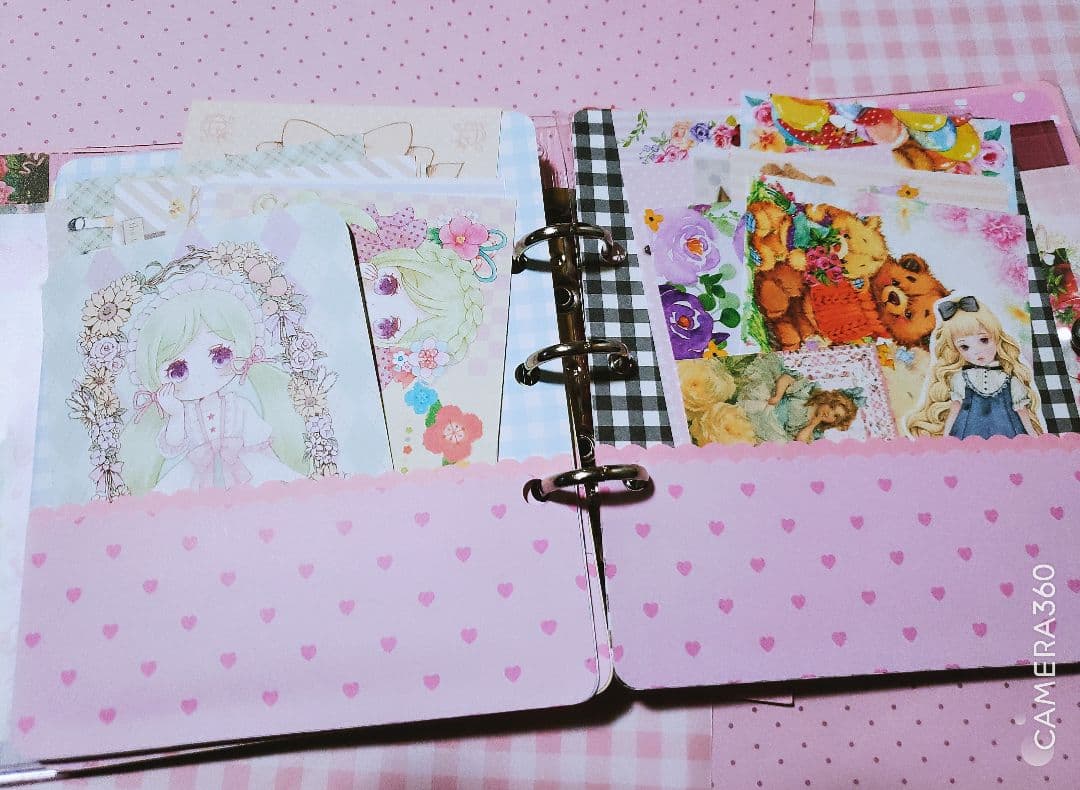 おすそ分けファイル　b7バインダー　収納ファイル