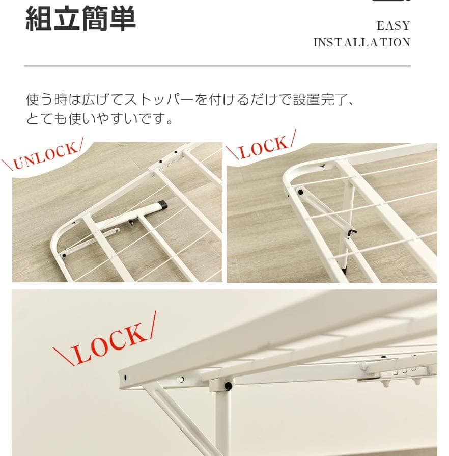 超人気！パイプベッド 折りたたみベッド シングル 単身赴任 新生活 White