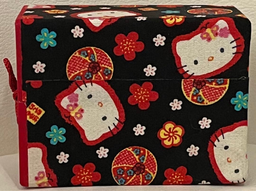 サンリオ　キティ　ポケットティッシュ ボックス　和柄　着物　レア