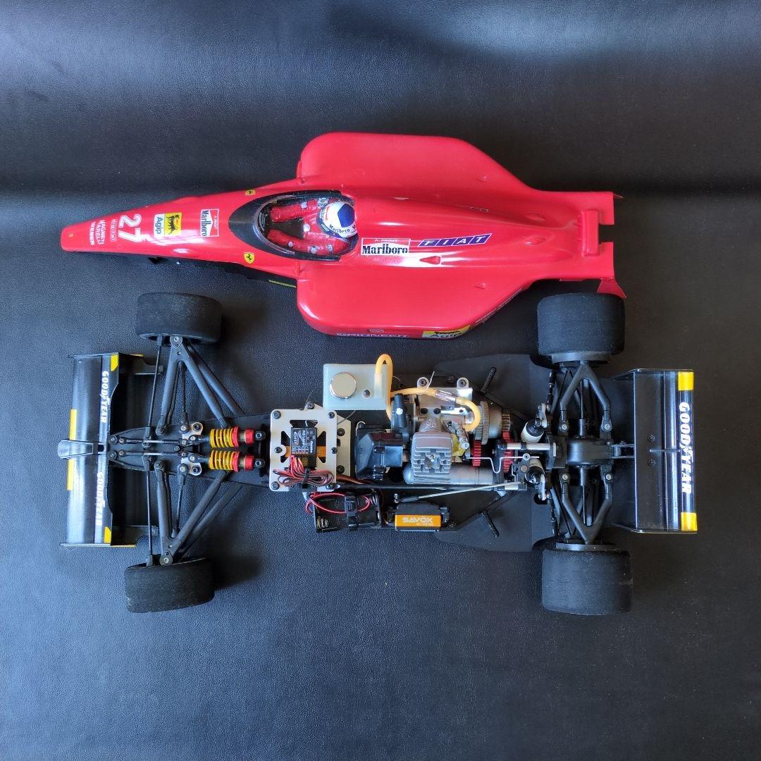 京商　Ferrari F1 1/8スケール グローエンジン Yahoo!オークション -「フェラーリエンジン」(ホビーラジコン) の落札