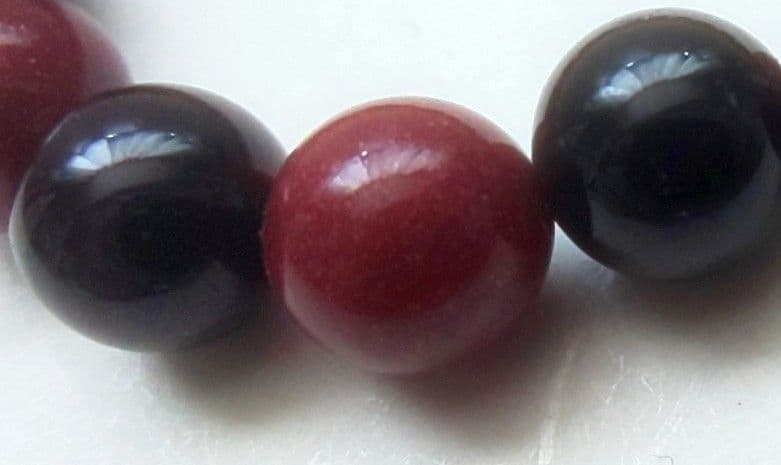 モリオン × 赤朱砂 10mm メンズ 17cm - メルカリ