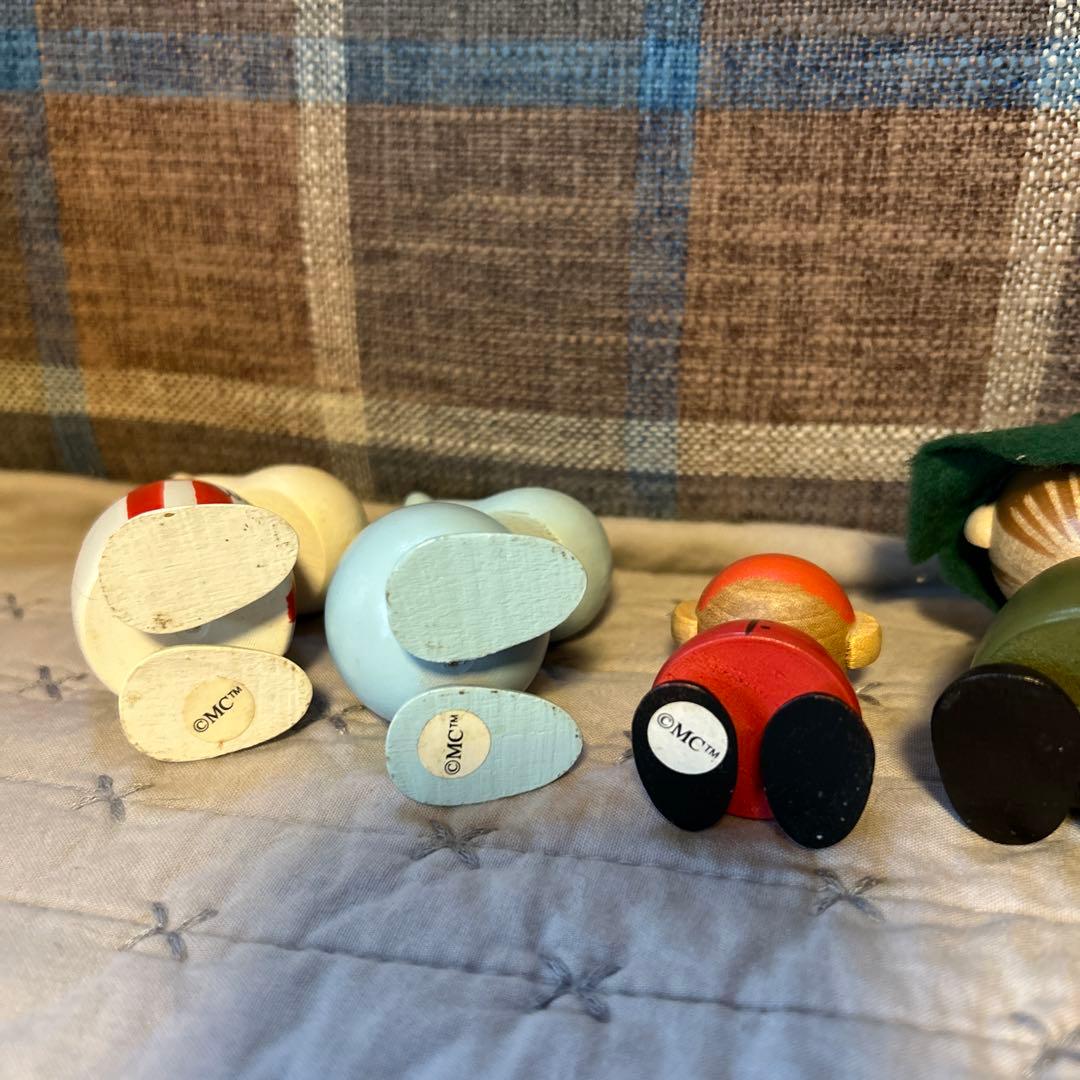 ムーミン 木製フィギュア 4体セット - メルカリ