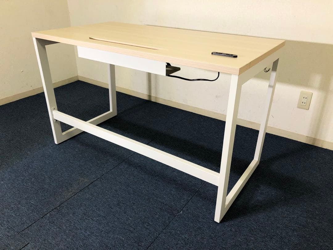 R.F.YAMAKAWA パソコンデスク RFFLD-1260NAコンセント付き