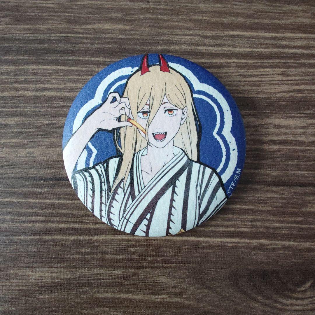 最安値・即購入◎】チェンソーマン 極楽湯 コラボ 和紙風缶バッジ