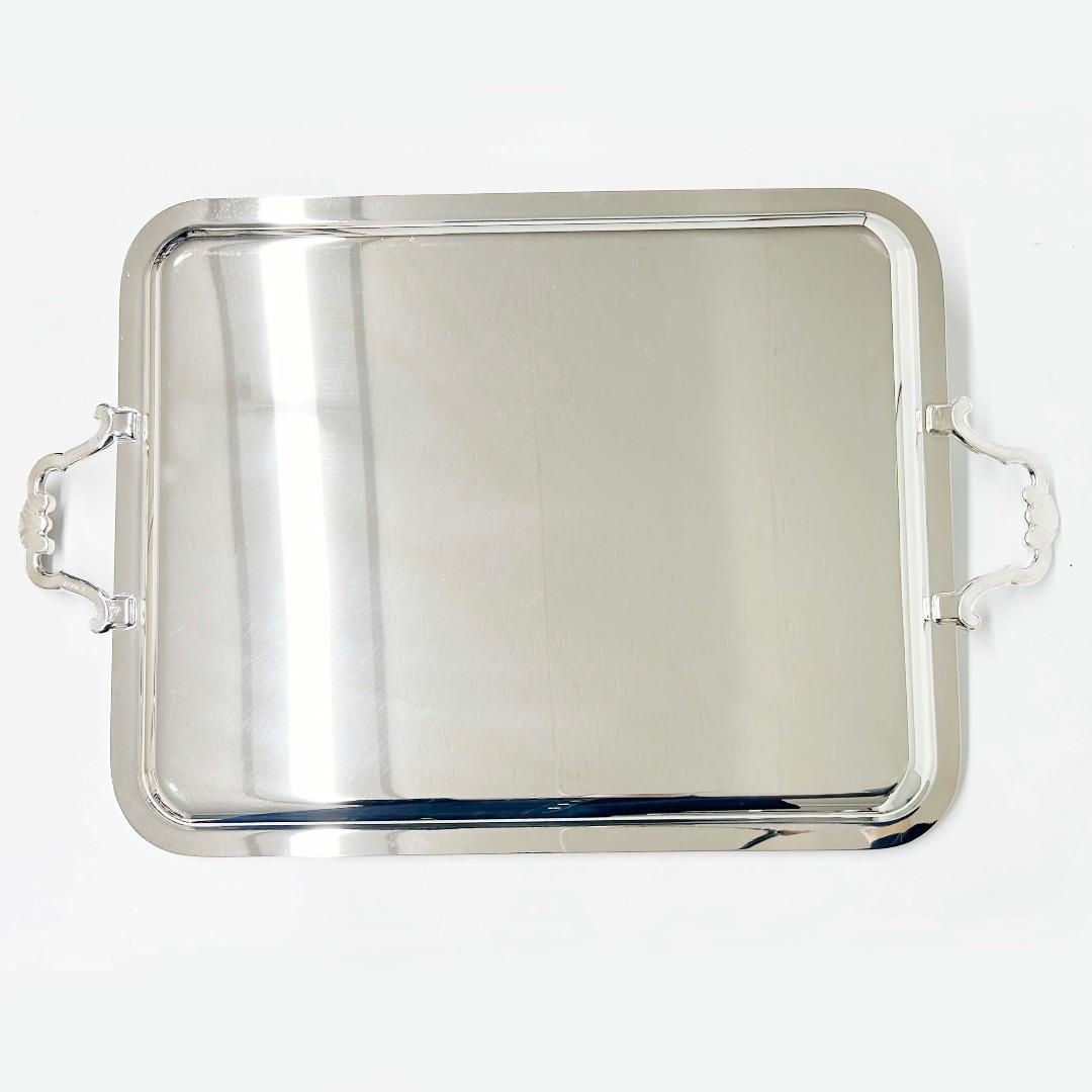 Christofle マルリースクエア型シルバーコーティングトレー【新品未使用】