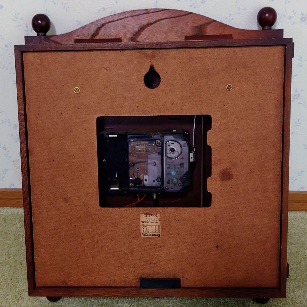 CITIZEN 柱時計 8MS345 1980年頃 レトロ 木製 【訳あり】 - メルカリ