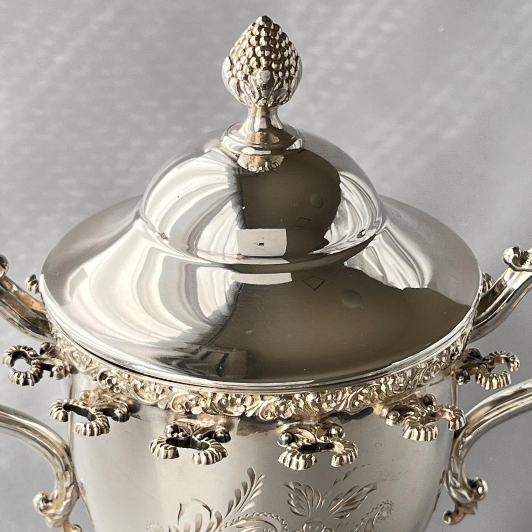 【Forbes Silver Co.】 スプーンホルダー【シルバープレート】