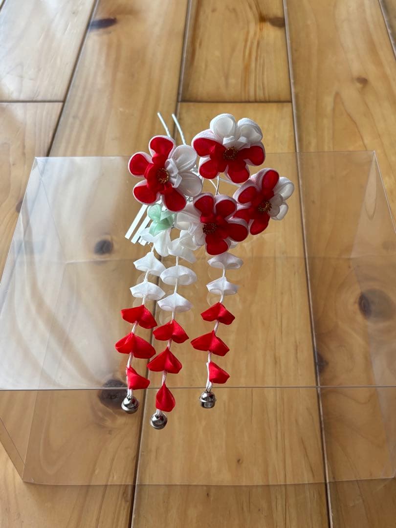 七五三　勝山かんざし　３点セット➕かのこ、ちんころ2セット➕ソックス