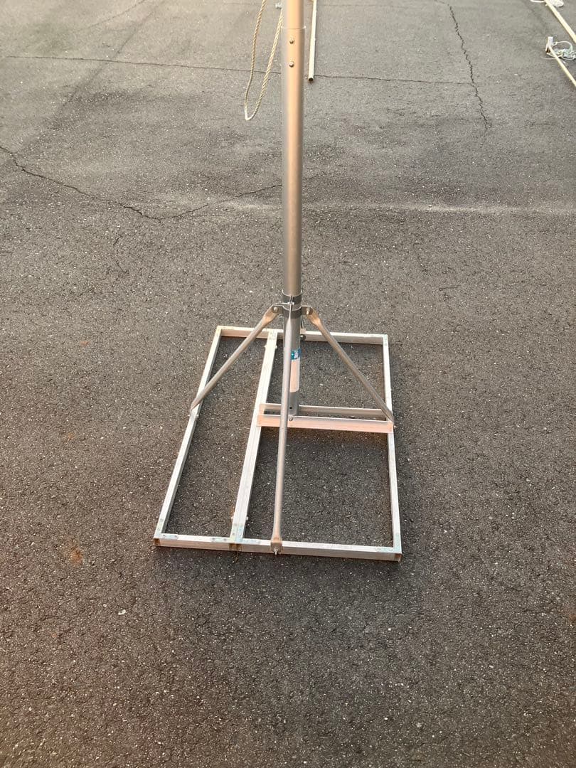 ５月のぼり用アルミポール 約6m ポールセットのみ