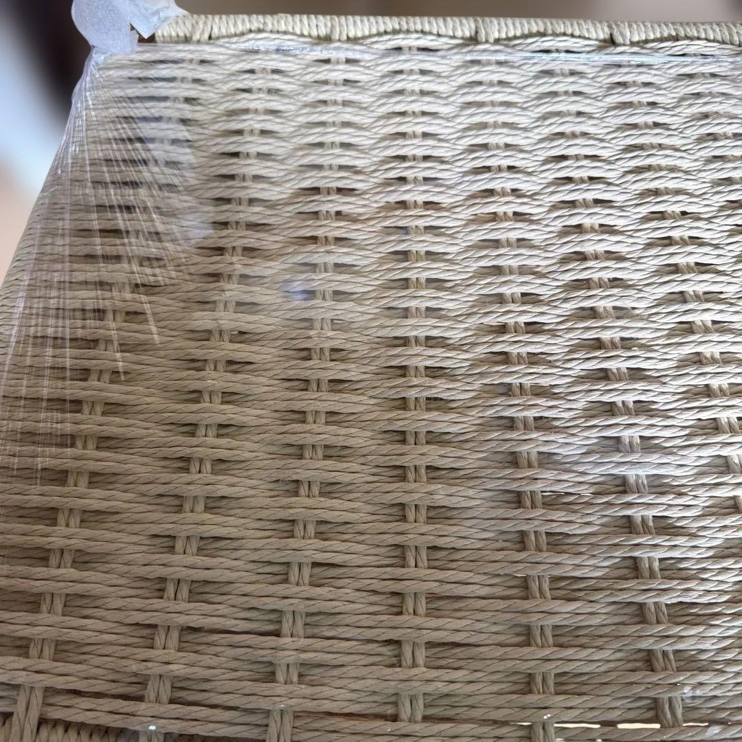 ウィッカー織りアームチェア