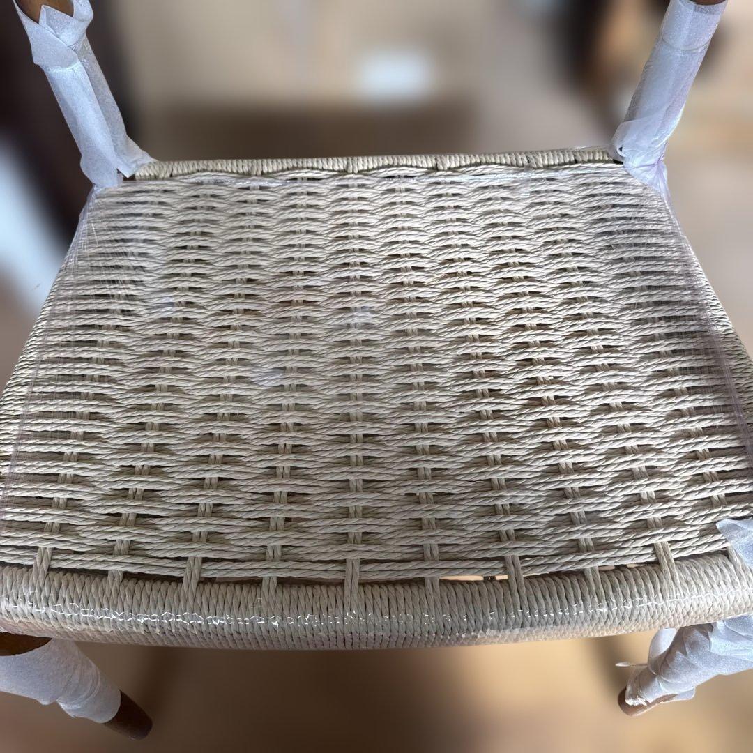 ウィッカー織りアームチェア