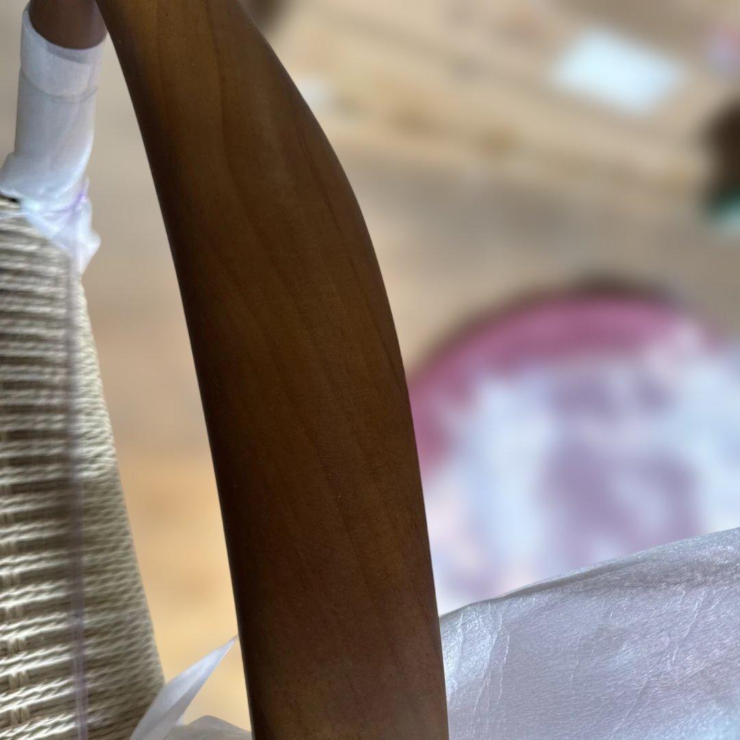 ウィッカー織りアームチェア