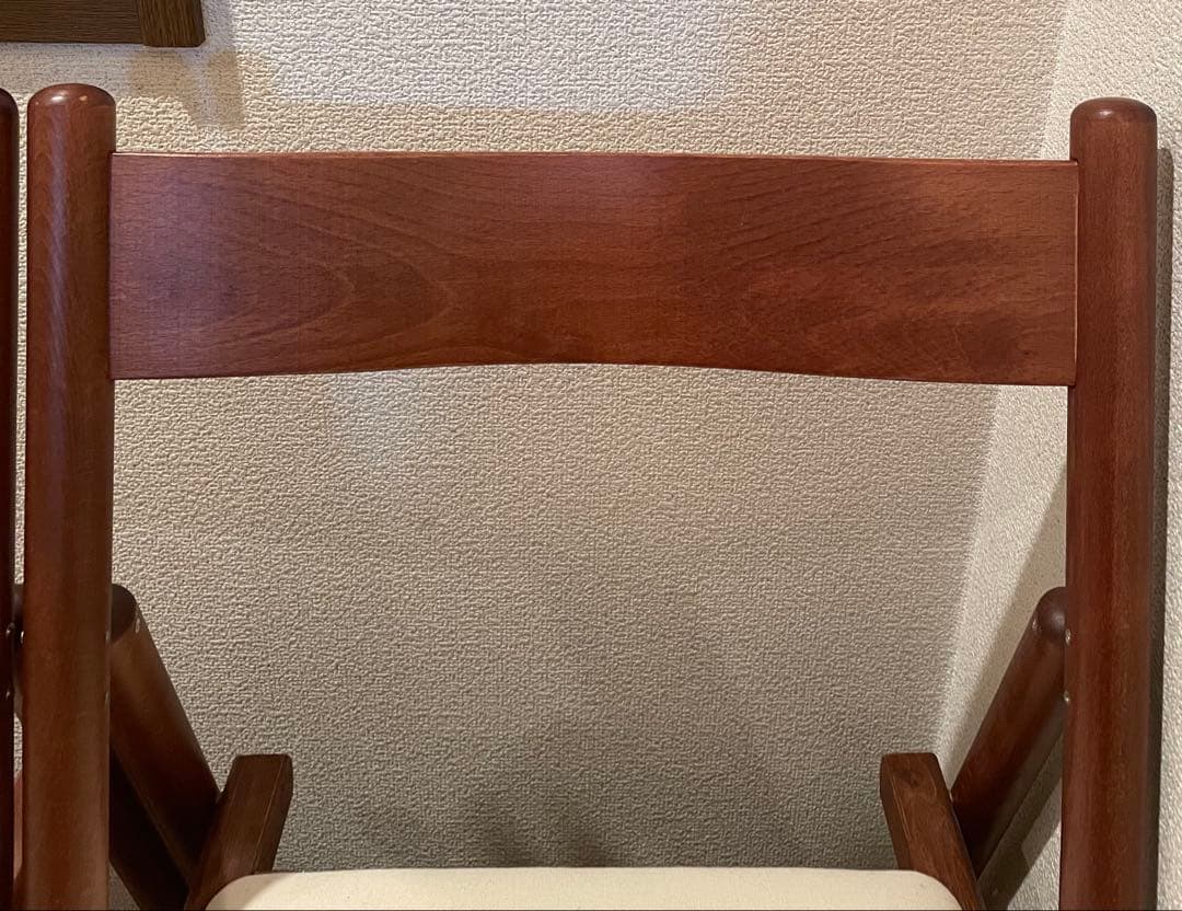 無印良品　折りたたみ椅子　木製チェア　廃盤 2脚セット