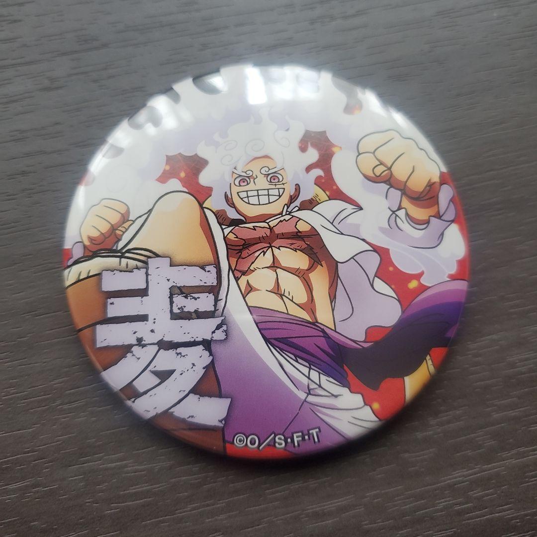 ONE PIECE ルフィ 輩缶バッジ ギア5 - メルカリ