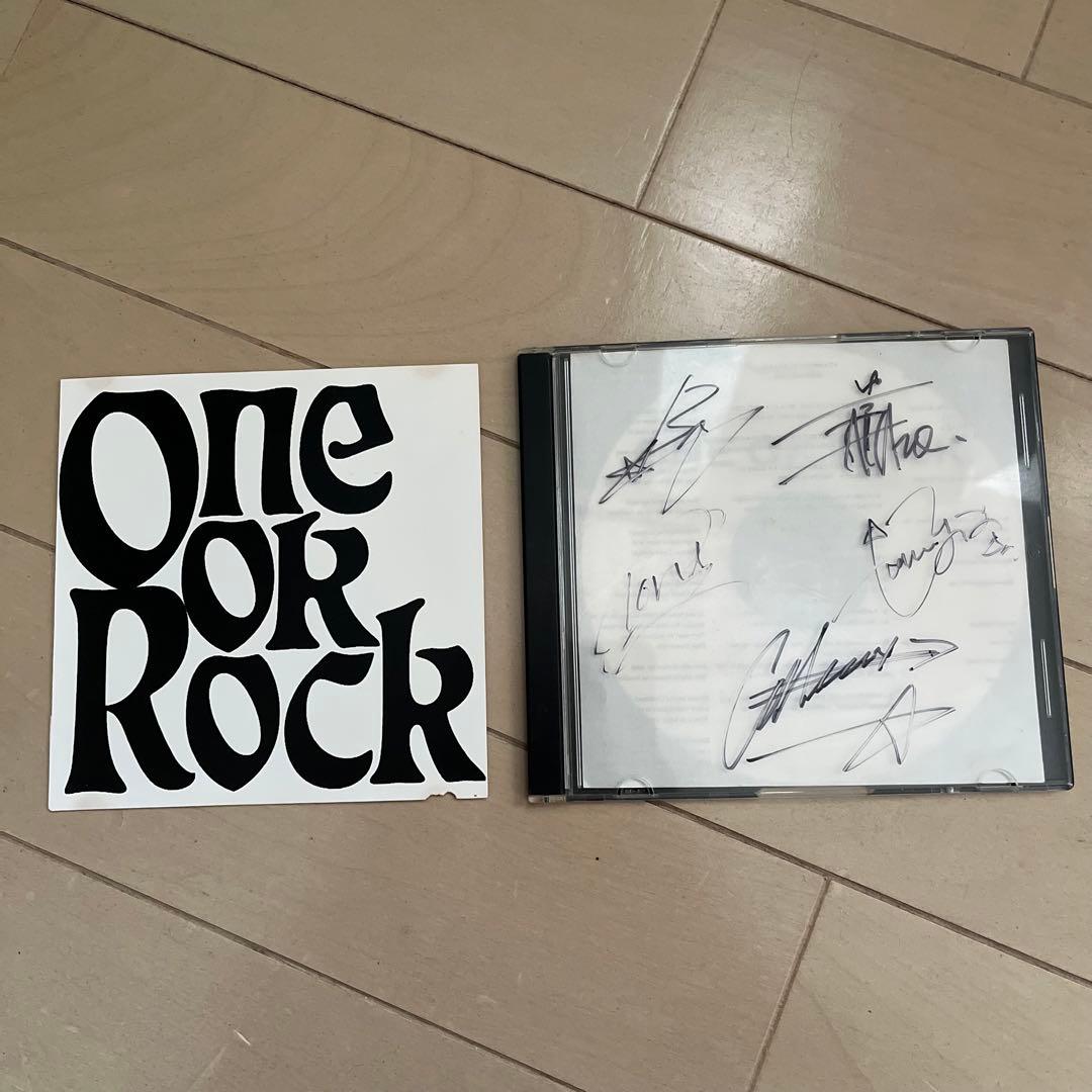 ONE OK ROCK サイン入り入手困難激レアCD - メルカリ