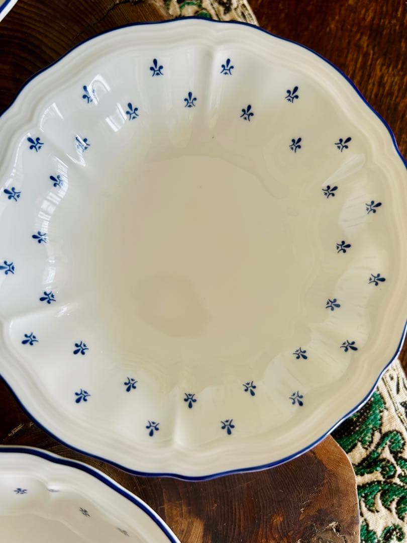 廃盤】リチャードジノリ ロイヤルブルー サラダボウルフルーツボウル 4