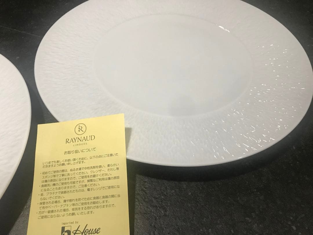 お値下げ　未使用品　RAYNAUD ミネラル　プレート大皿２枚セット