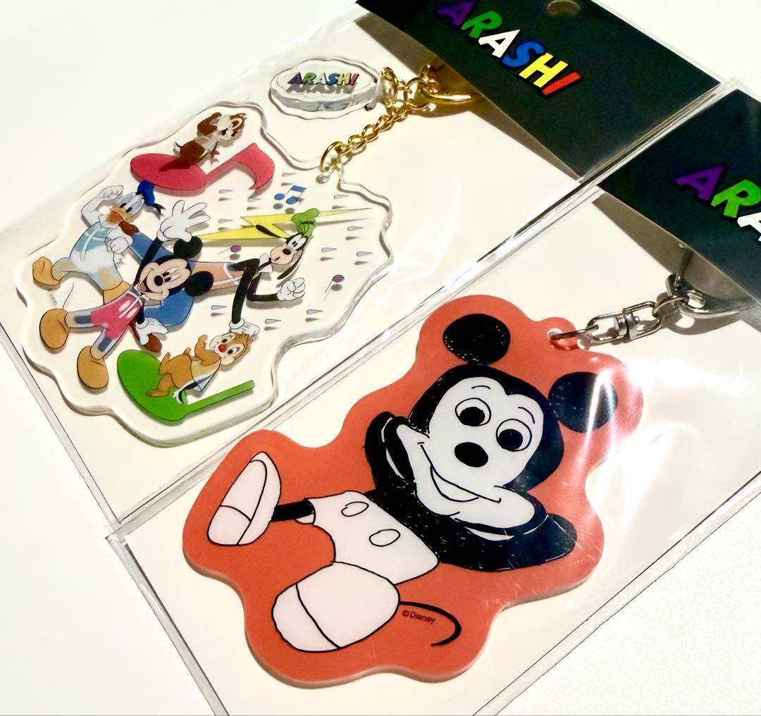新品】嵐 ミッキー アクリル キーホルダー グッズ ディズニー 展覧会
