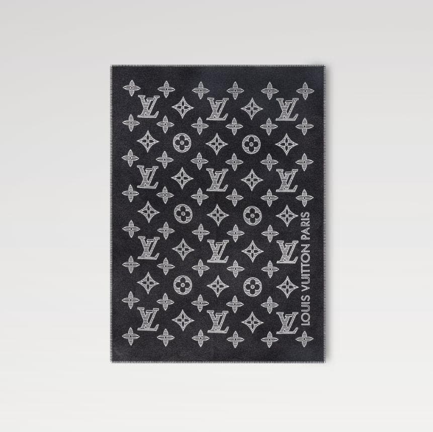 ルイヴィトン ブランケット・モノグラム シャドウ 現行 カシミヤ&ソフトウール