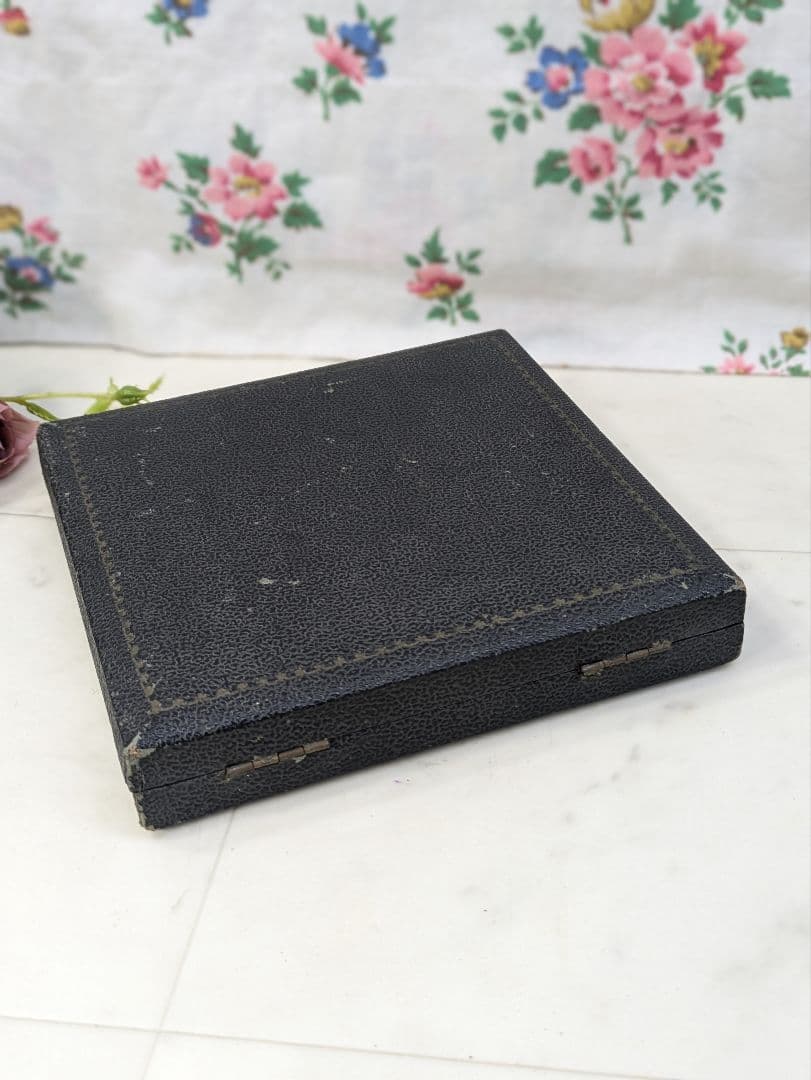 英国 アンティーク 1949年 スターリングシルバー スプーン 6本 エナメル