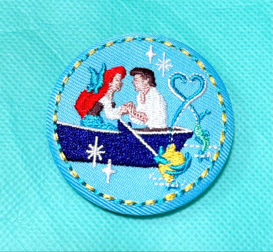 ディズニー 刺繍缶バッジ 第1弾 リトルマーメイド エリック王子