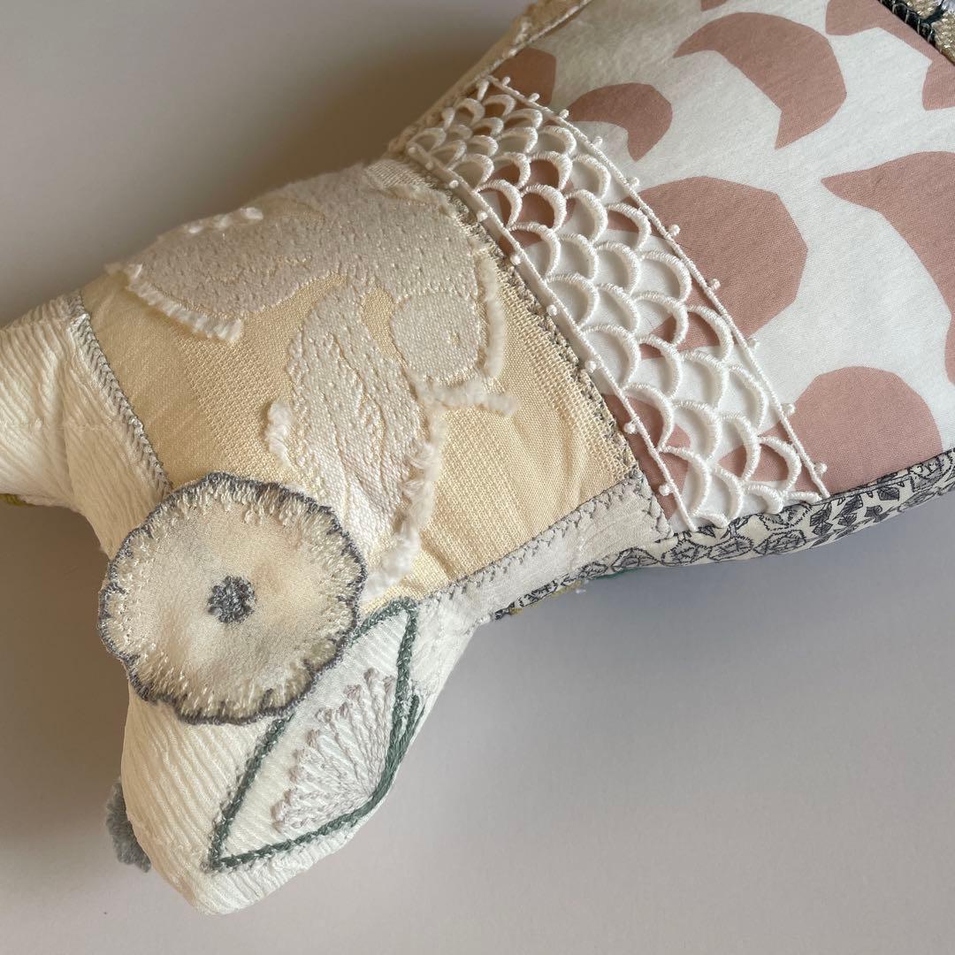 ミナペルホネン ハンドメイド オッドアイ ⭐猫 (*ΦωΦ)白猫さんb5