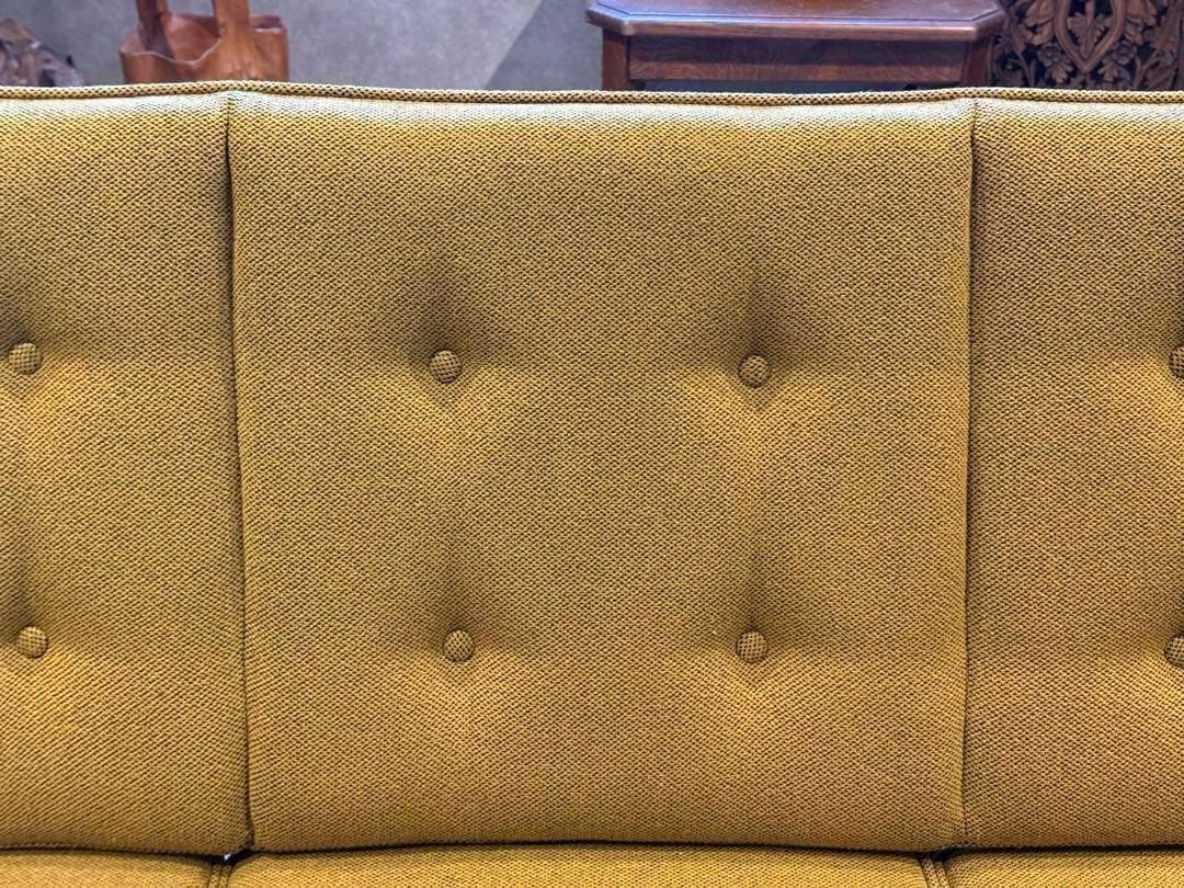 希少　尾州生地　リメイク　カリモク　3人用ソファ　クラシック　コロニアル　SRZ