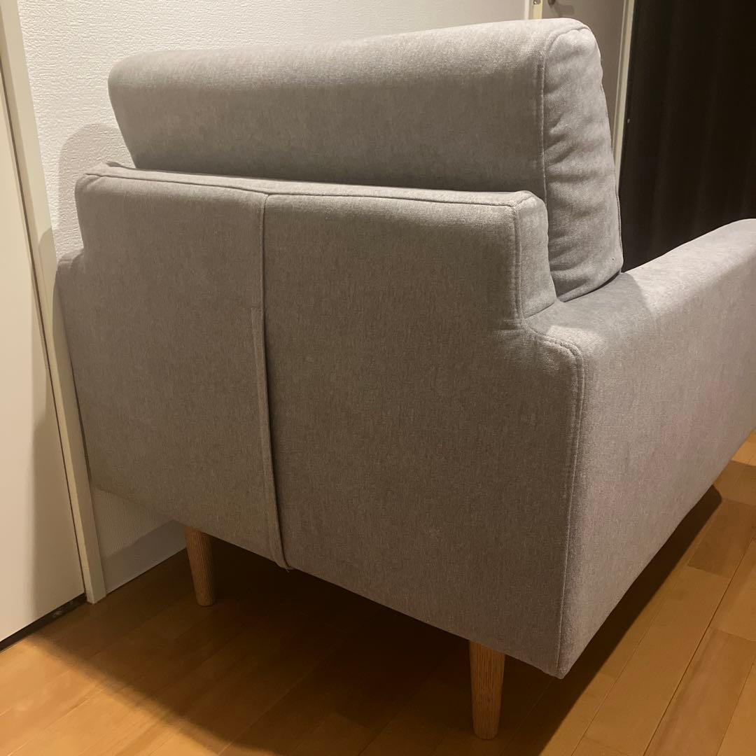 高野木工　レオソファ 1人掛け グレー