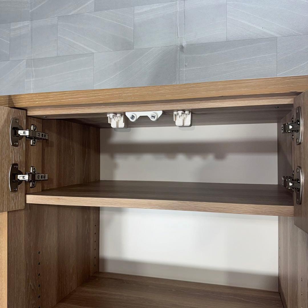 シギヤマ家具 キッチンボード 食器棚 レンジラック 幅70cm d4991