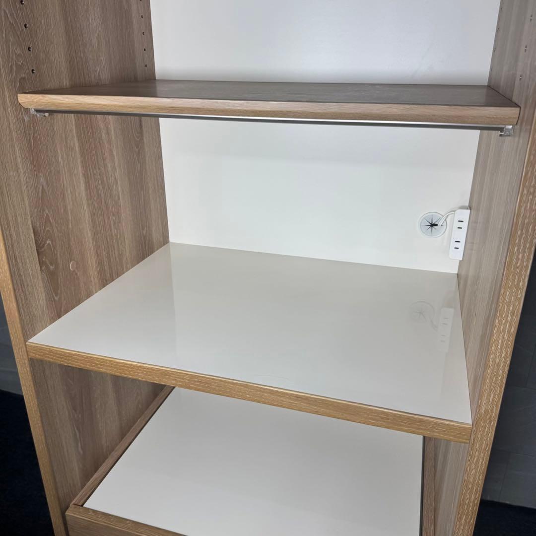 シギヤマ家具 キッチンボード 食器棚 レンジラック 幅70cm d4991