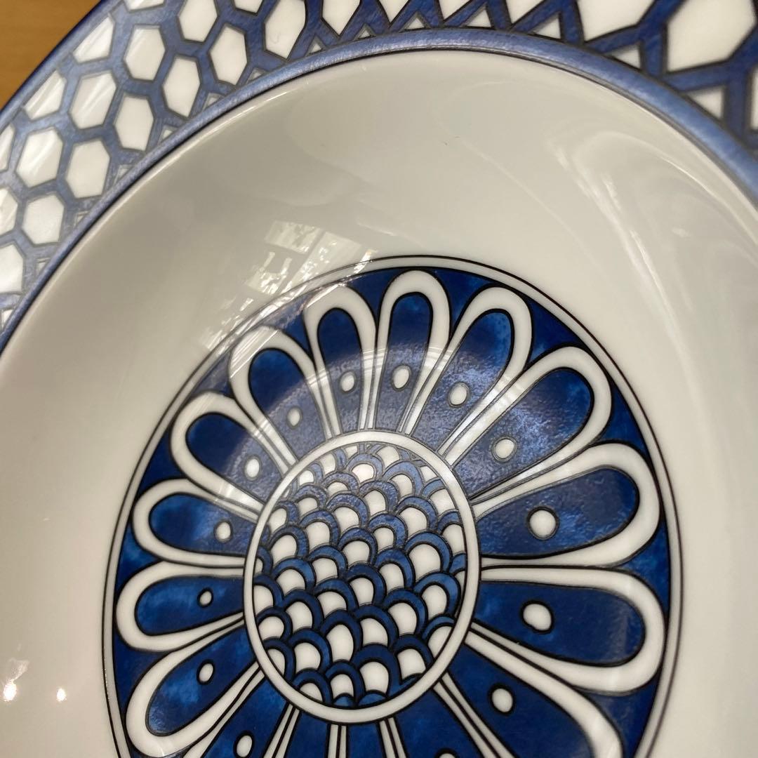 ブルーダイユール　エルメス　スープ　サラダ　ボウル　深皿　21センチ