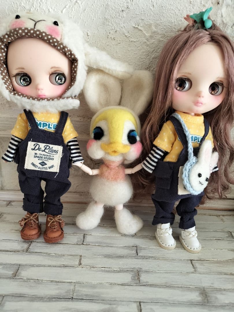 専用★ドールのお友達★アヒルちゃん★アイシードール★オビツ★羊毛フェルト